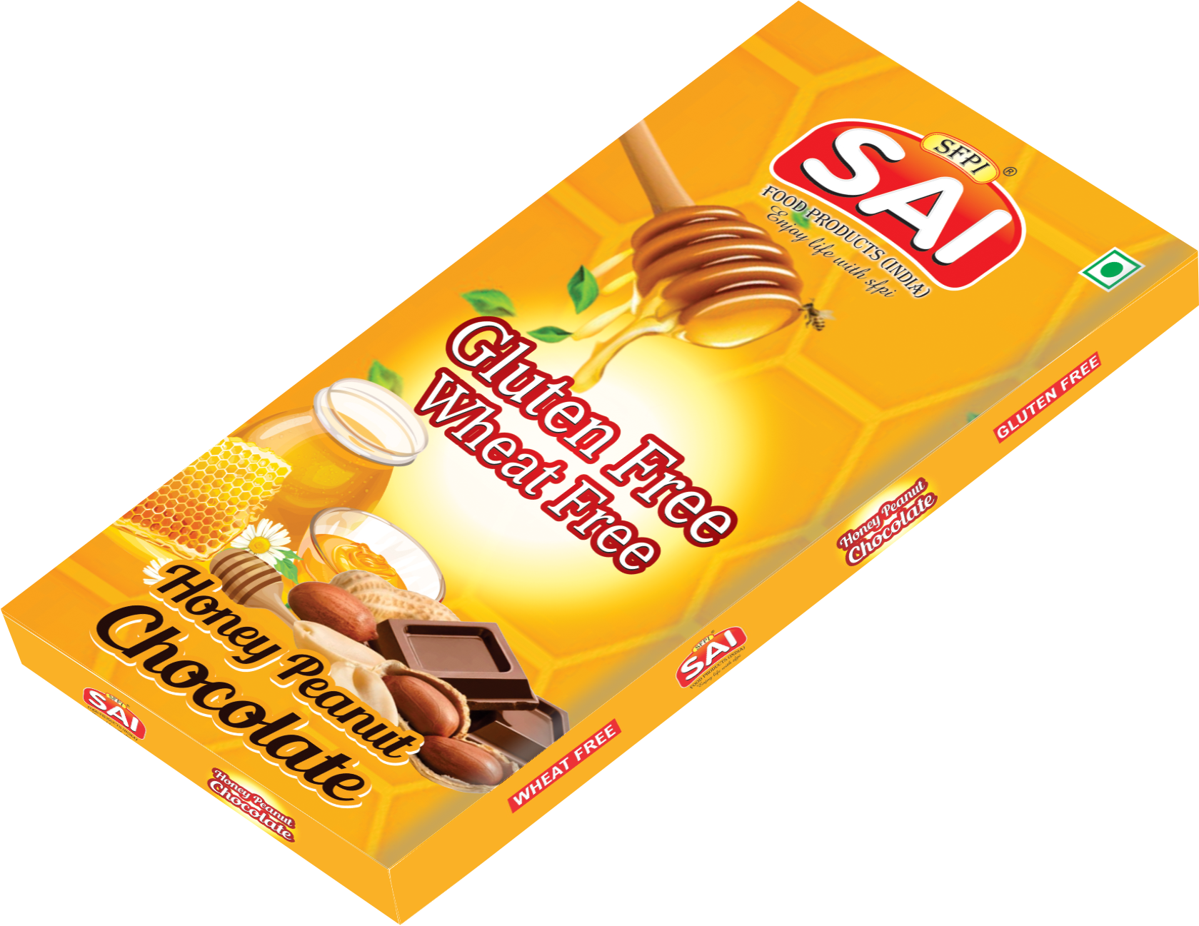 Honey Peanut Chocolate 50g